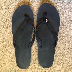 Black Rainbow Flip flops
